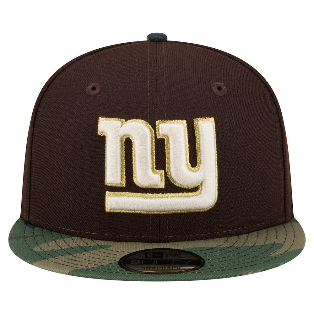 Adult Burnt Wood Camo 9FIFTY Snapback Hat - New York Giants