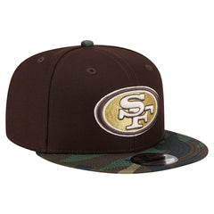 Adult Burnt Wood Camo 9FIFTY Snapback Hat - San Francisco 49ers