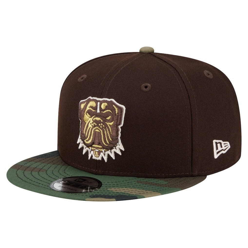 Adult Burnt Wood Camo 9FIFTY Snapback Hat - Cleveland Browns
