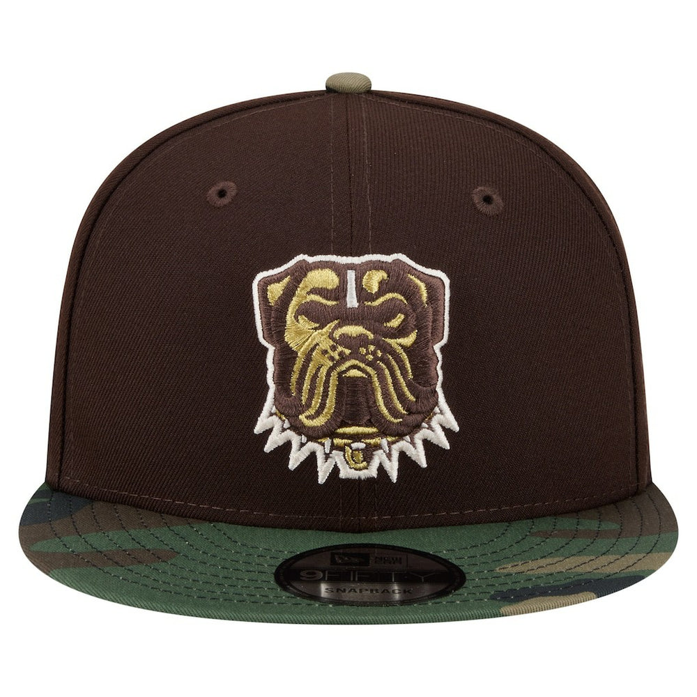 Adult Burnt Wood Camo 9FIFTY Snapback Hat - Cleveland Browns