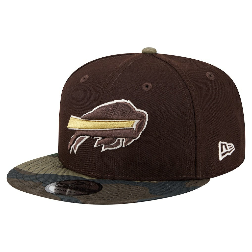 Adult Burnt Wood Camo 9FIFTY Snapback Hat - Buffalo Bills