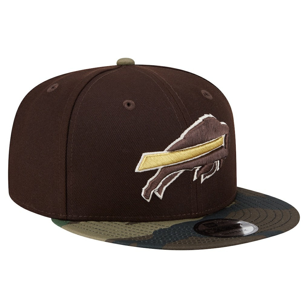 Adult Burnt Wood Camo 9FIFTY Snapback Hat - Buffalo Bills