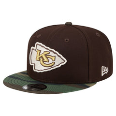 Adult Burnt Wood Camo 9FIFTY Snapback Hat - Kansas City Chiefs