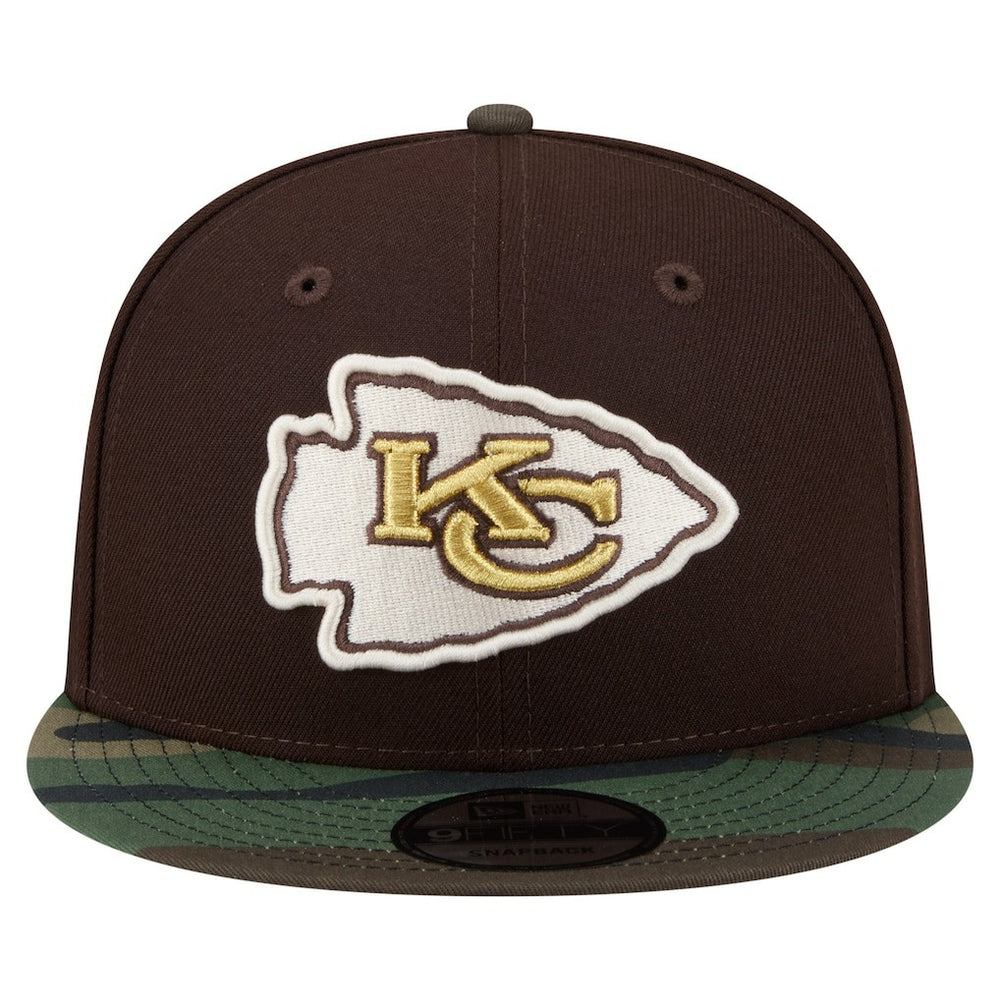 Adult Burnt Wood Camo 9FIFTY Snapback Hat - Kansas City Chiefs