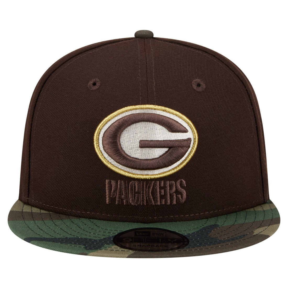 Adult Burnt Wood Camo 9FIFTY Snapback Hat - Green Bay Packers
