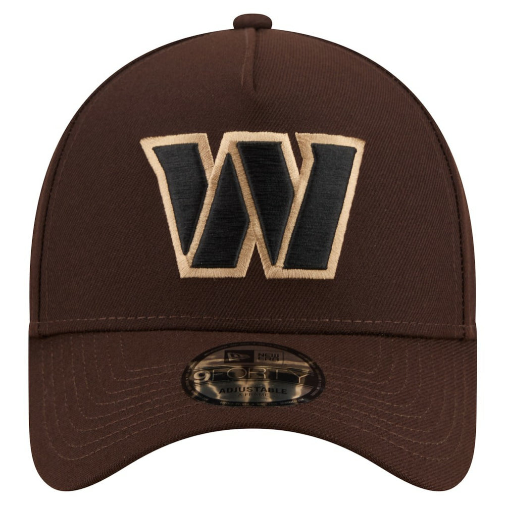 Burnt Wood A-Frame 9FORTY Adjustable Hat - Washington Commanders