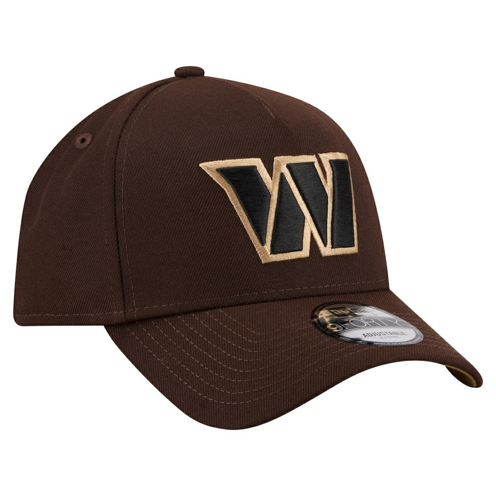 Burnt Wood A-Frame 9FORTY Adjustable Hat - Washington Commanders