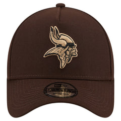 Burnt Wood A-Frame 9FORTY Adjustable Hat - Minnesota Vikings
