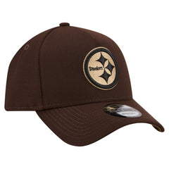 Burnt Wood A-Frame 9FORTY Adjustable Hat - Pittsburgh Steelers