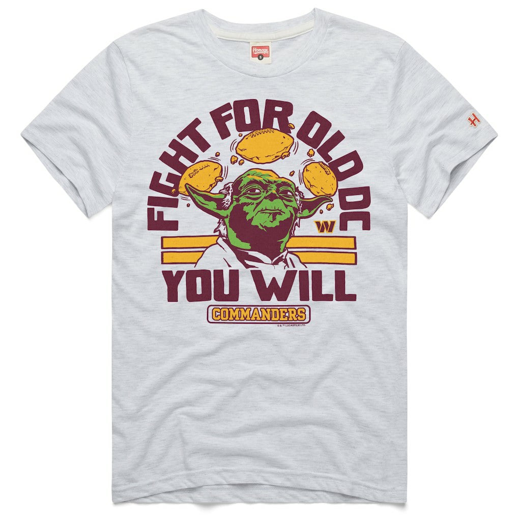 Homage Unisex Star Wars x NFL Tri-Blend T-Shirt - Washington Commanders