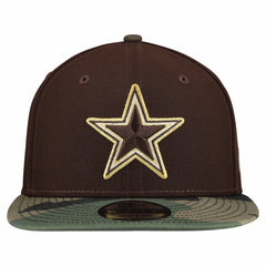Adult Burnt Wood Camo 9FIFTY Snapback Hat - Dallas Cowboys