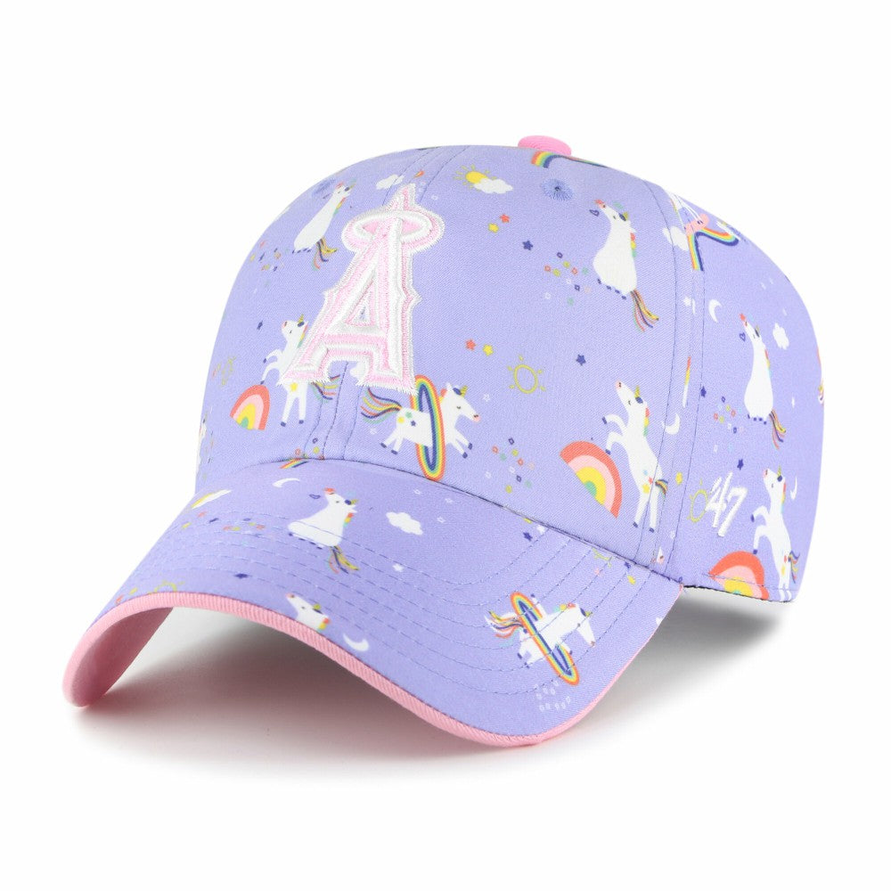 MLB Los Angeles Angels '47 Girls Youth Unicorn Clean Up Adjustable Hat