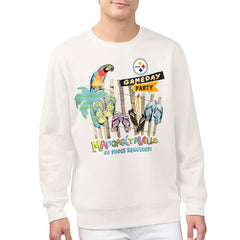 Margaritaville Gameday Party Fleece Sweatshirt - Pittsburgh Steelers