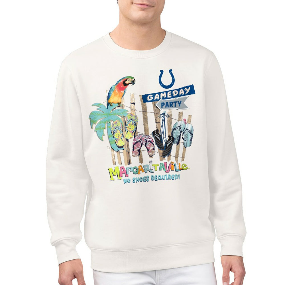 Margaritaville Gameday Party Fleece Sweatshirt - Indianapolis Colts