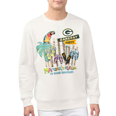 Margaritaville Gameday Party Fleece Sweatshirt - Green Bay Packers
