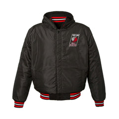 NBA Portland Trail Blazers JH Design Youth Reversible Fleece Full-Zip Varsity Hoodie