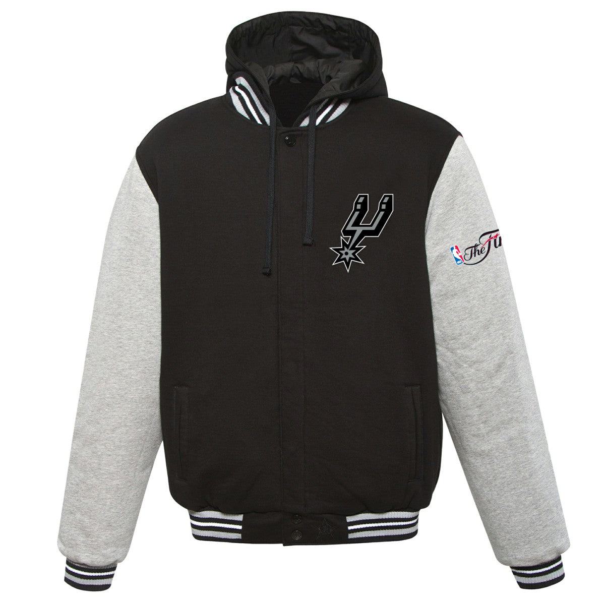 NBA San Antonio Spurs JH Design 2014 NBA Finals Fleece Full-Zip Varsity Jacket