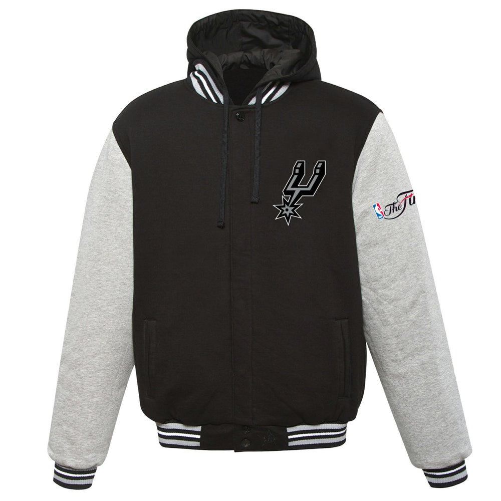 NBA San Antonio Spurs JH Design 2014 NBA Finals Fleece Full-Zip Varsity Jacket