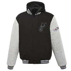 NBA San Antonio Spurs JH Design 2014 NBA Finals Fleece Full-Zip Varsity Jacket