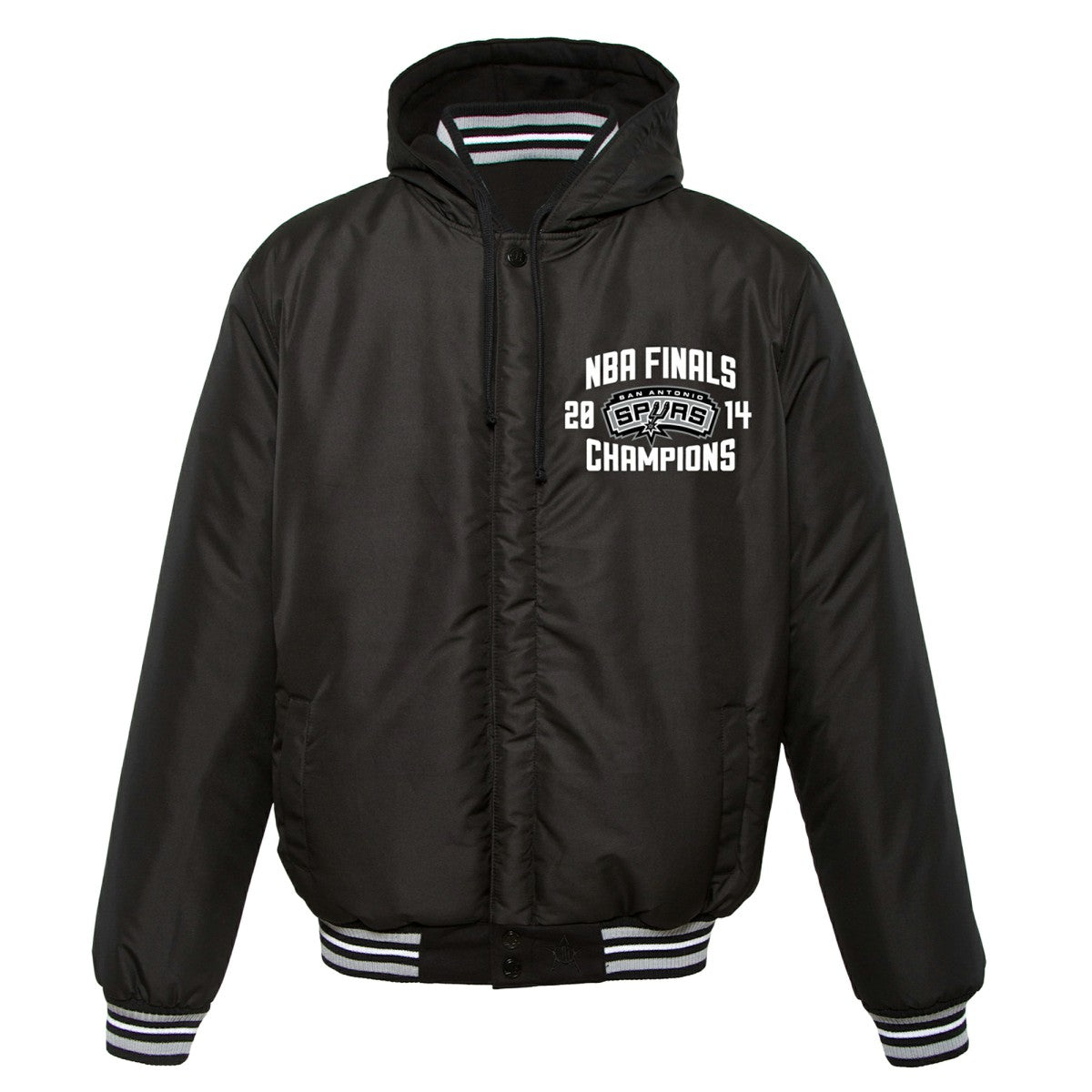 NBA San Antonio Spurs JH Design 2014 NBA Finals Fleece Full-Zip Varsity Jacket