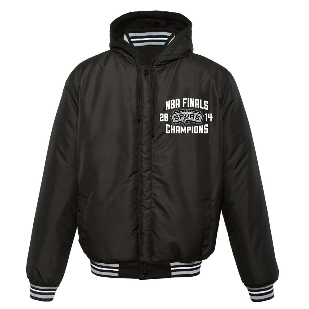 NBA San Antonio Spurs JH Design 2014 NBA Finals Fleece Full-Zip Varsity Jacket