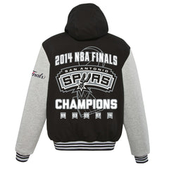 NBA San Antonio Spurs JH Design 2014 NBA Finals Fleece Full-Zip Varsity Jacket