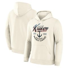 NHL Cream Seattle Kraken Fanatics Legacy Hoodie