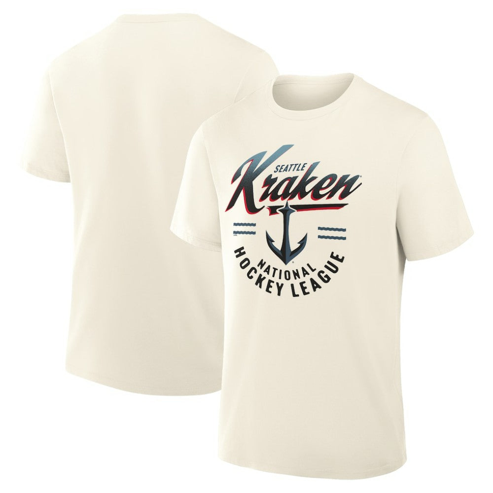 NHL Cream Seattle Kraken Fanatics Male Legacy T-Shirt