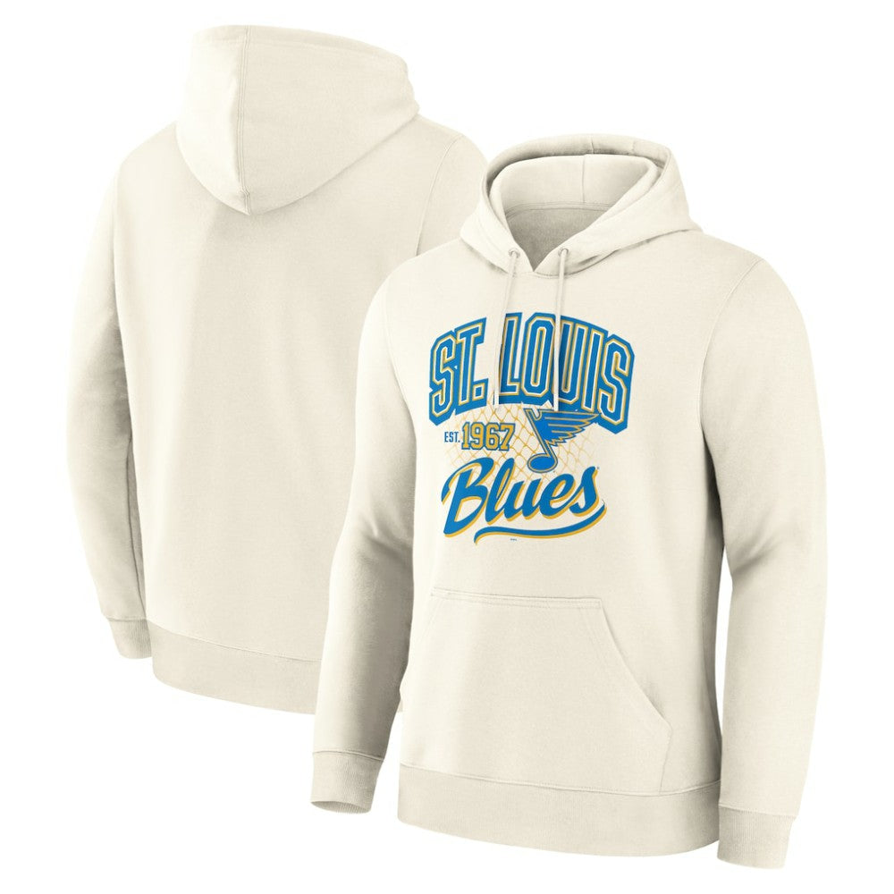 NHL Cream St. Louis Blues Fanatics Legacy Hoodie