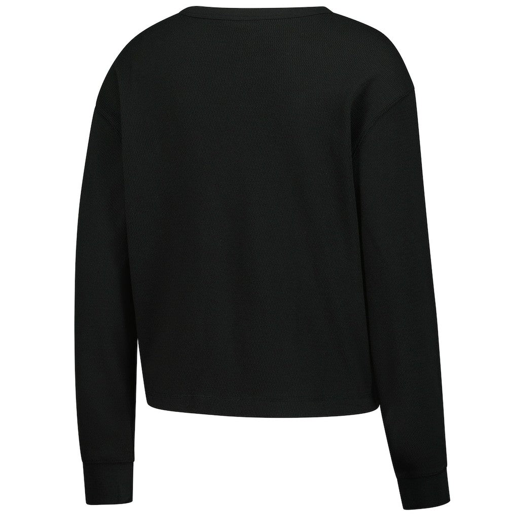 Women's Sport Night Thermal Long Sleeve Cropped T-Shirt - Indianapolis Colts