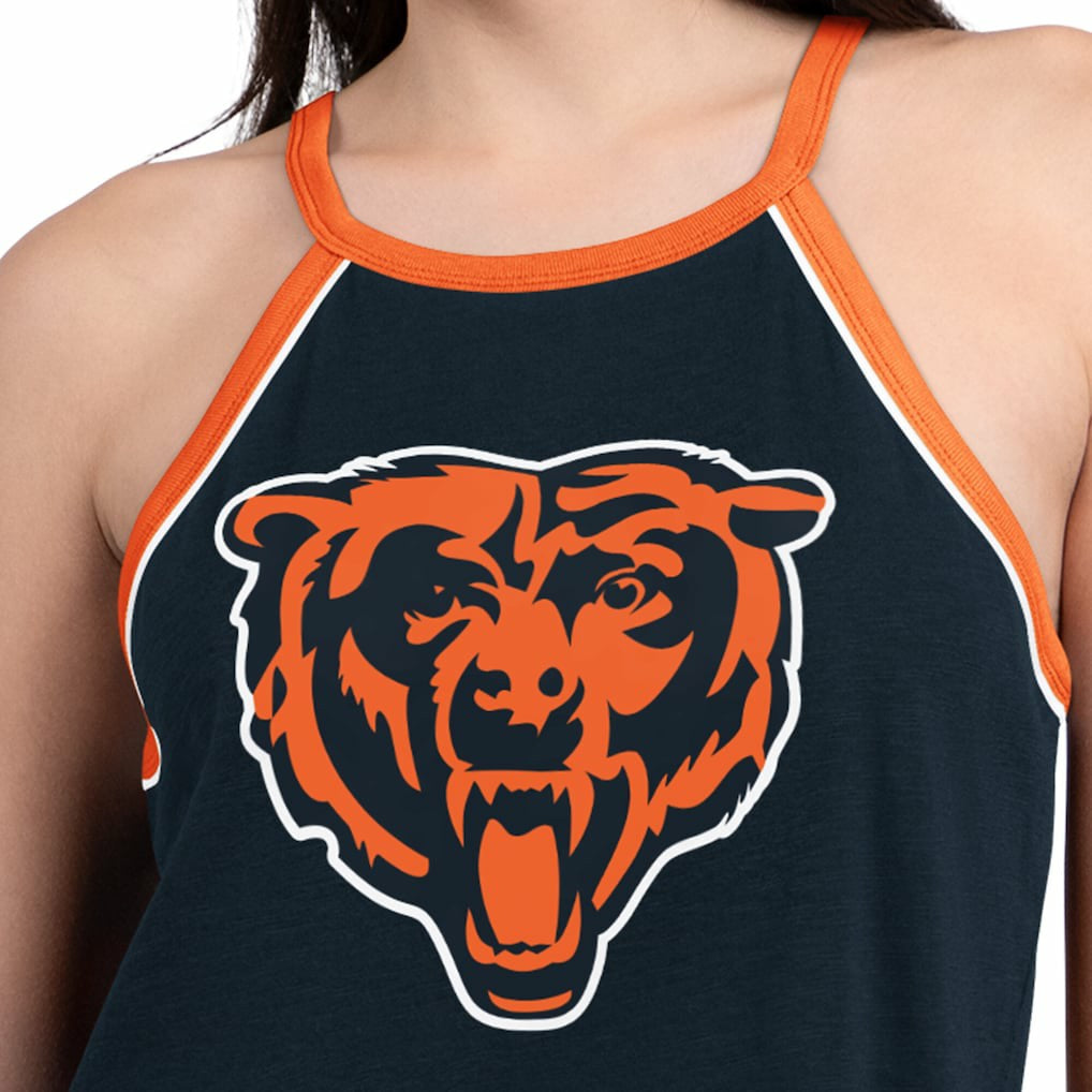 G-III 4Her by Carl Banks Women's Redemption Win Slub Tank Top - Chicago Bears
