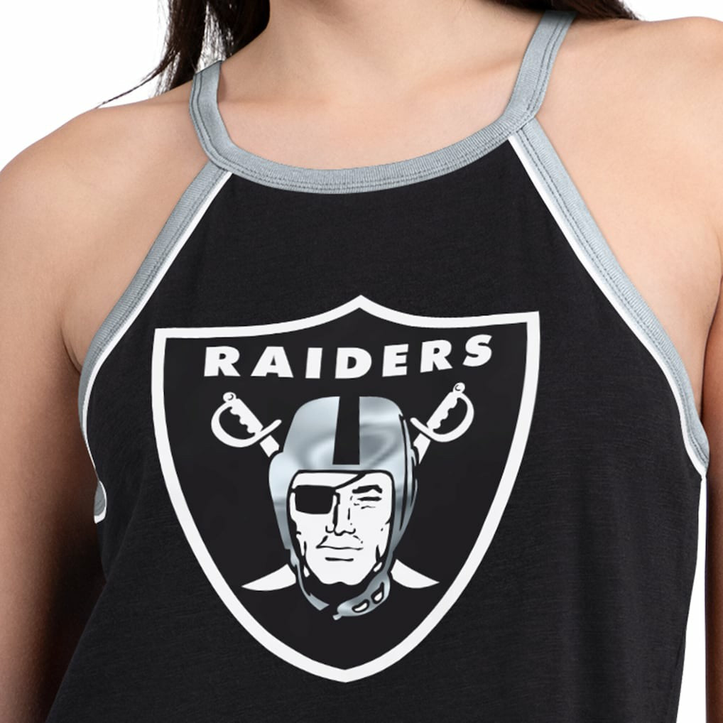 G-III 4Her by Carl Banks Women's Redemption Win Slub Tank Top - Las Vegas Raiders
