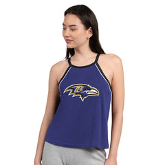 G-III 4Her by Carl Banks Women's Redemption Win Slub Tank Top - Baltimore Ravens