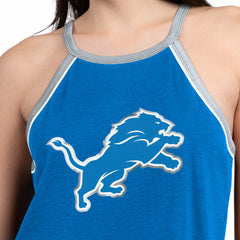 G-III 4Her by Carl Banks Women's Redemption Win Slub Tank Top - Detroit Lions