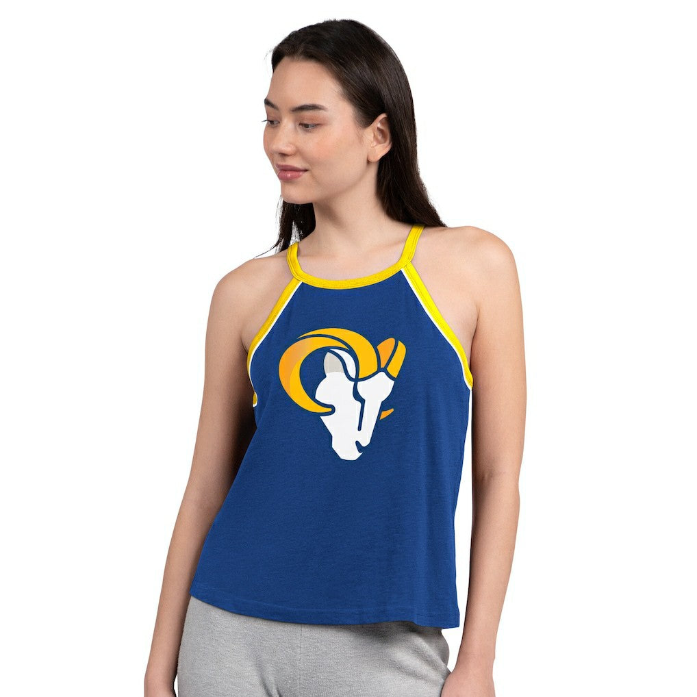 G-III 4Her by Carl Banks Women's Redemption Win Slub Tank Top - Los Angeles Rams