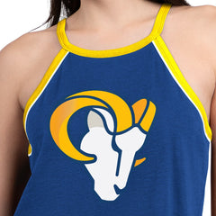 G-III 4Her by Carl Banks Women's Redemption Win Slub Tank Top - Los Angeles Rams