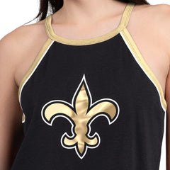 G-III 4Her by Carl Banks Women's Redemption Win Slub Tank Top - New Orleans Saints