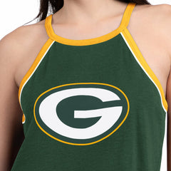 G-III 4Her by Carl Banks Women's Redemption Win Slub Tank Top - Green Bay Packers