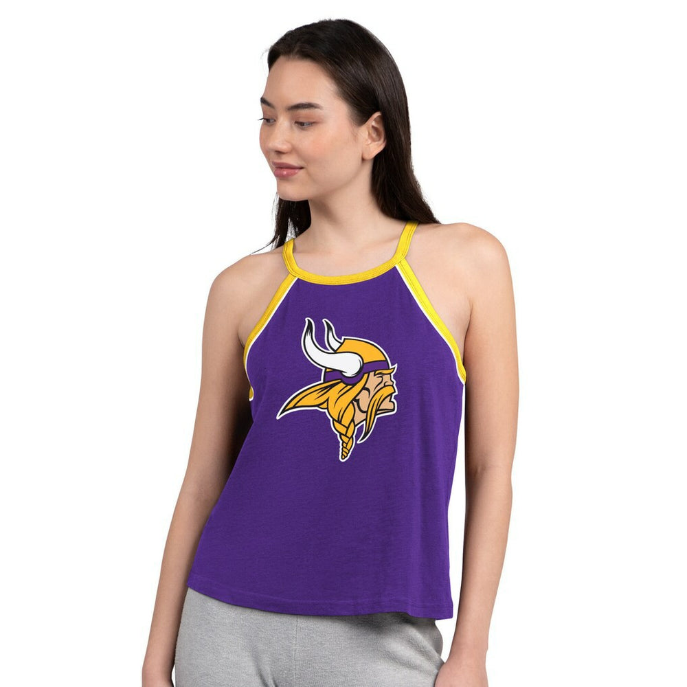 G-III 4Her by Carl Banks Women's Redemption Win Slub Tank Top - Minnesota Vikings