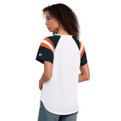 Starter Women's Game On Raglan Notch Neck T-Shirt - Chicago Bears