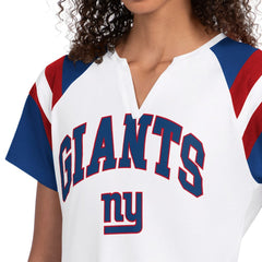 Starter Women's Game On Notch Neck T-Shirt - New York Giants