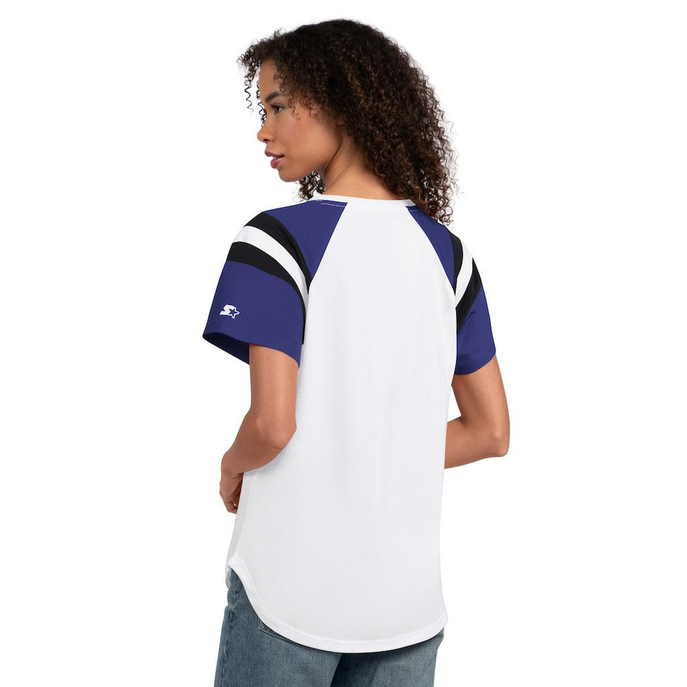 Starter Women's Game On Notch Neck T-Shirt - Baltimore Ravens