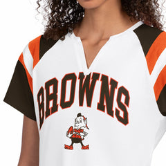 Starter Women's Game On Notch Neck T-Shirt - Cleveland Browns