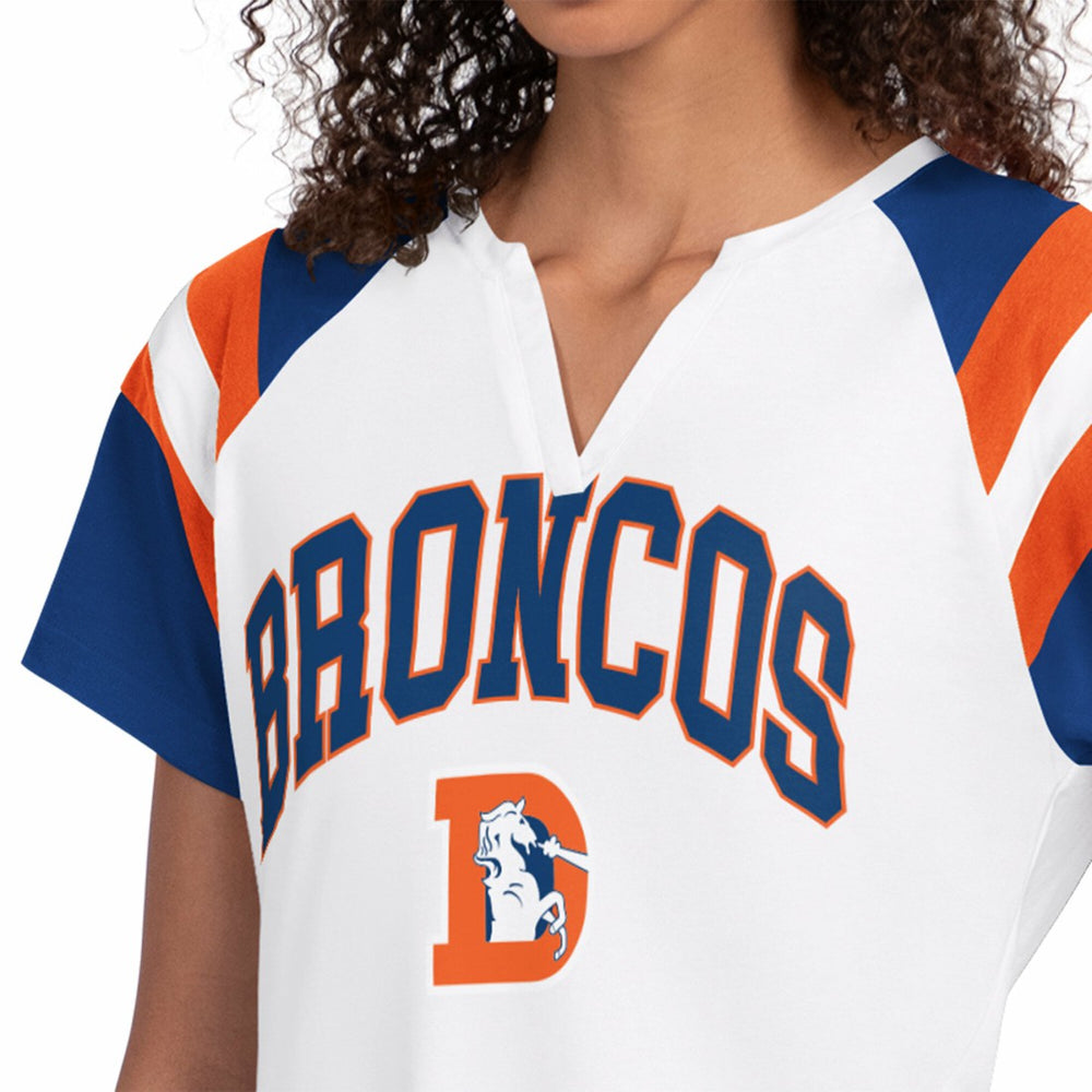 Starter Women's Game On Notch Neck T-Shirt - Denver Broncos