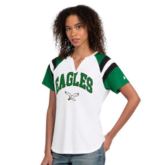 Starter Women's Game On Notch Neck T-Shirt - Philadelphia Eagles