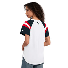 Starter Women's Game On Notch Neck T-Shirt - Houston Texans