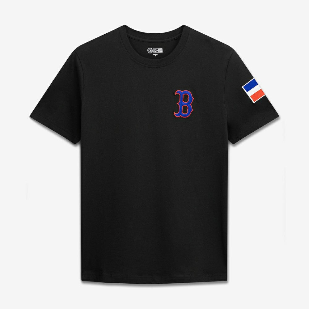 MLB Boston Red Sox New Era Dominican Republic Country Flag T-Shirt