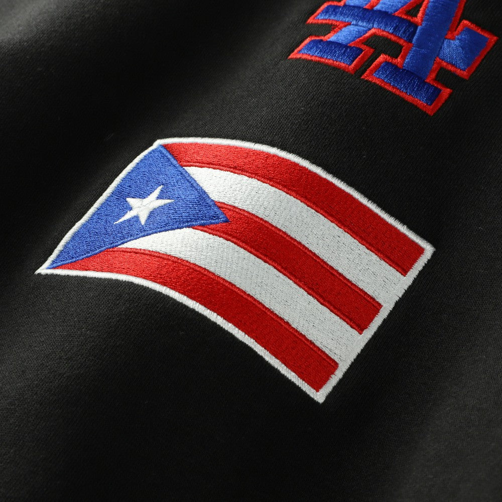 MLB Los Angeles Dodgers New Era Puerto Rico Country Flag Hoodie