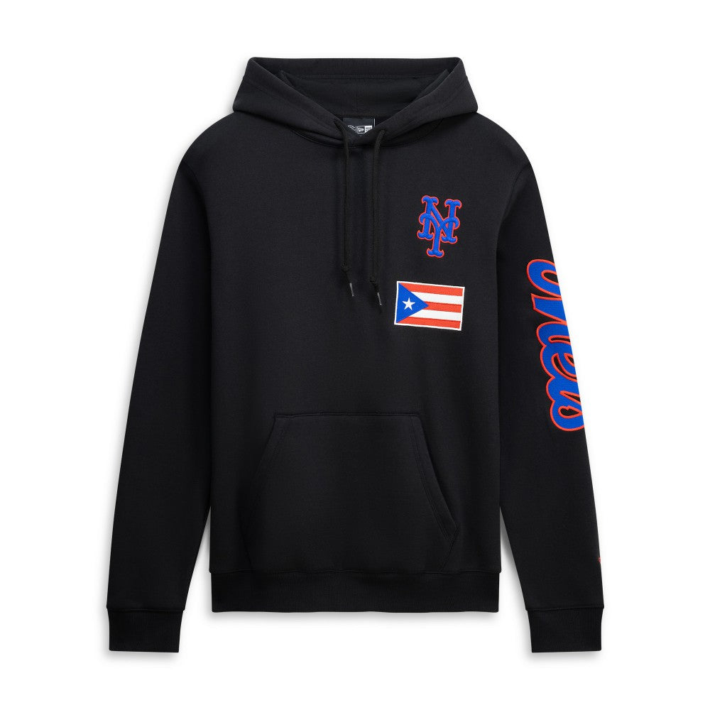 MLB New York Mets New Era Puerto Rico Country Flag Hoodie