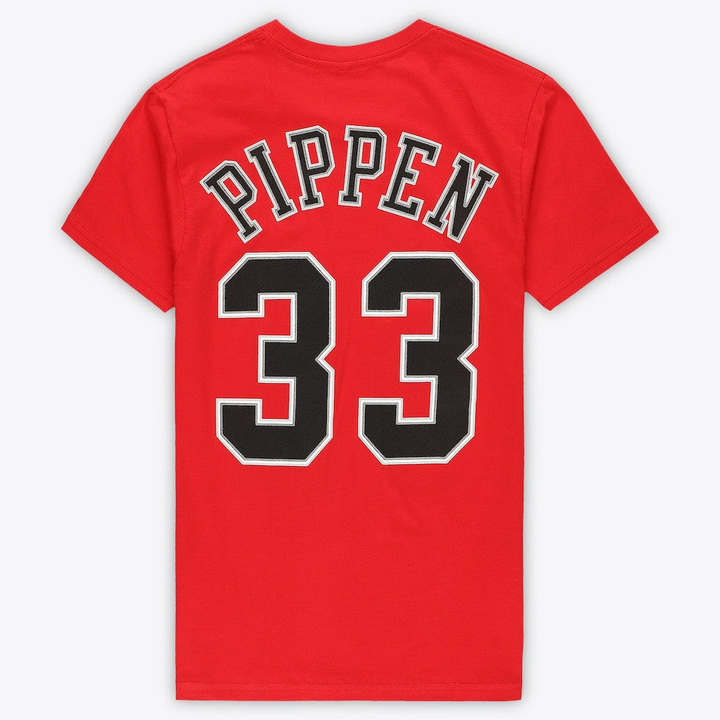 NBA Scottie Pippen Chicago Bulls Unisex Hardwood Classics Name & Number T-Shirt sale